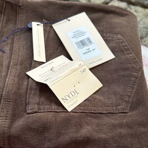 NYDJ women cord jeans straight leg